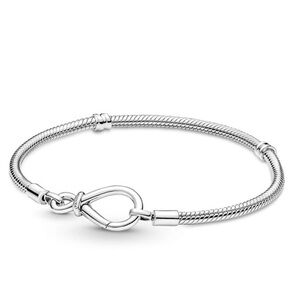 Pandora Moments Infinity Knot Snake Chain Bracelet — New in Box